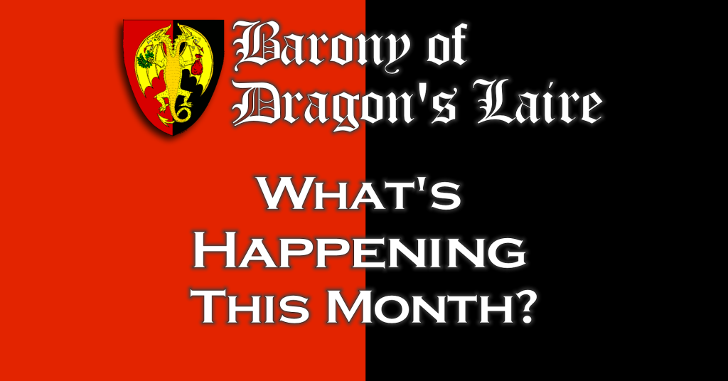 Graphic: "what's happening this month?"